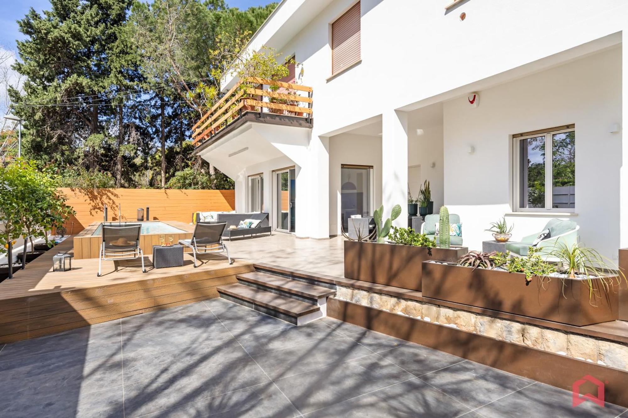 Appartamento In Villa Con Piscina Privata Palermo Eksteriør billede
