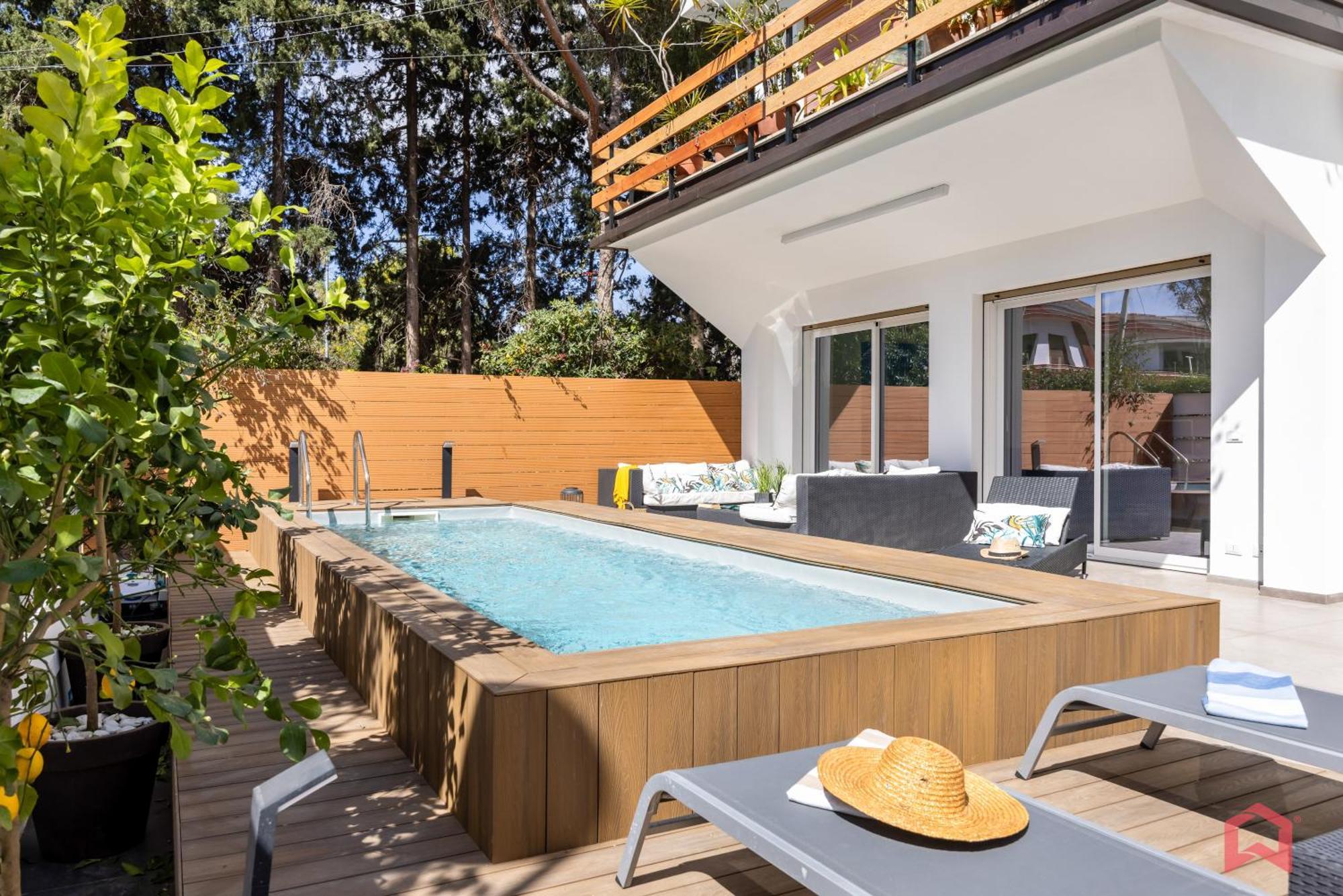 Appartamento In Villa Con Piscina Privata Palermo Eksteriør billede